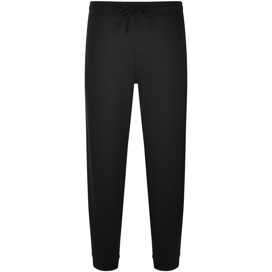 Black waffle joggers online